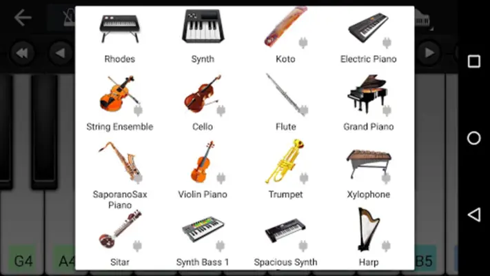 Synth Bass 1 android App screenshot 1